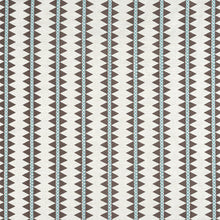 Load image into Gallery viewer, Made to Order Thibaut Reno Stripe Embroidery Roman Shade Colors 6 &amp; 7
