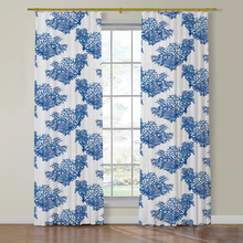 Load image into Gallery viewer, Set of Two Made to Order Schumacher Great Barrier Reef II Side Drapery Panels