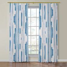 Load image into Gallery viewer, Set of Two Made to Order Schumacher Watercolor Side Drapery Panels
