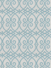 Load image into Gallery viewer, 5 Colorways Linen Cotton Lattice Fretwork Drapery Fabric Orange Blue Beige