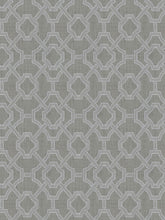 Load image into Gallery viewer, 3 Colorways Embroidered Cotton Fretwork Drapery Fabric Beige Grey