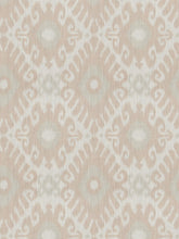 Load image into Gallery viewer, 7 Colorways Ikat Medallion Cotton Drapery Fabric Cream Blush Beige Black