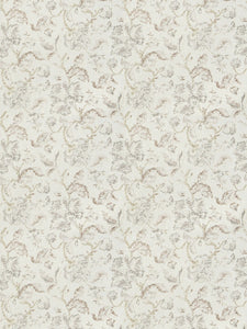 4 Colorways Floral Jacobean Drapery Bedding Fabric Cream Grey Blush