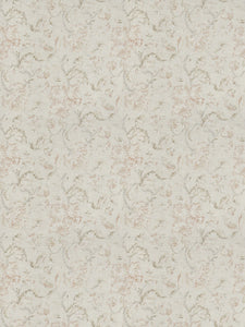 4 Colorways Floral Jacobean Drapery Bedding Fabric Cream Grey Blush