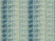Load image into Gallery viewer, Off White Navy Blue Aqua Abstract Ombre Upholstery Drapery Fabric
