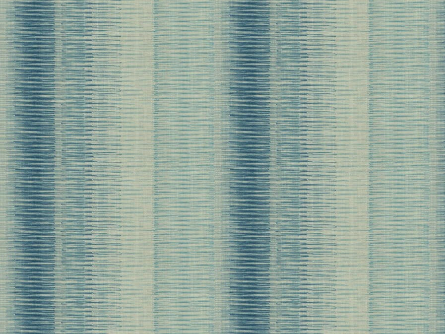 Off White Navy Blue Aqua Abstract Ombre Upholstery Drapery Fabric