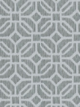 Load image into Gallery viewer, 2 Colors Geometric Drapery Fabric Blue Gray White