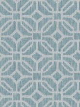 Load image into Gallery viewer, 2 Colors Geometric Drapery Fabric Blue Gray White