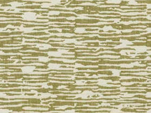 Load image into Gallery viewer, Green Off White Abstract Upholstery Drapery Fabric