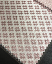 Load image into Gallery viewer, 4 Colorways Small Geometric Upholstery Fabric Rose Blue Beige Teal
