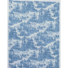 Load image into Gallery viewer, Lee Jofa Pagoda Toile Fabric / Blue