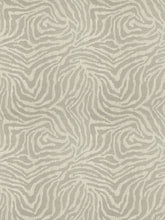 Load image into Gallery viewer, Fabricut Tichenor Animal Zebra Drapery Fabric / Ash