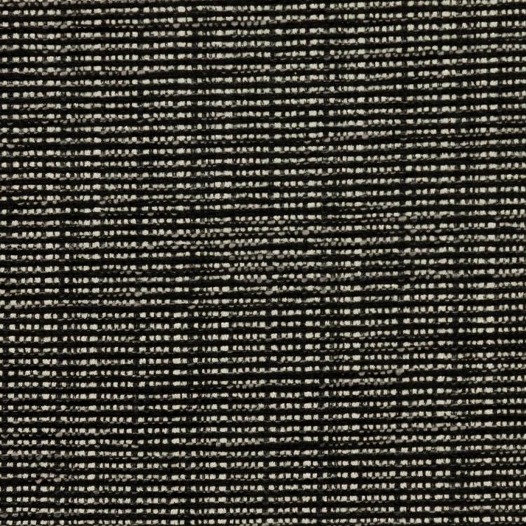 Bronco Black Textured Upholstery Fabric / Piano