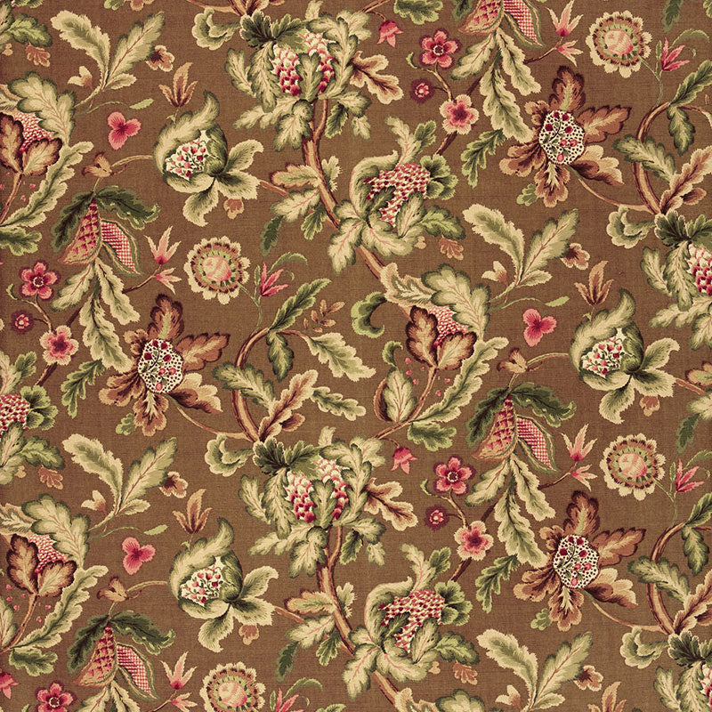SCHUMACHER SHELTON TREE FABRIC 1305002 / FAWN