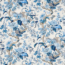 Load image into Gallery viewer, SCHUMACHER CRANLEY GARDEN FABRIC 1314003 / BLUE