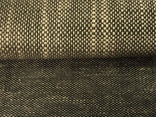 Load image into Gallery viewer, Faux Linen Black Denim Charcoal Black Upholstery Drapery Fabric