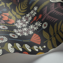 Load image into Gallery viewer, Schumacher Hoppmosse Wallpaper 1452 / Midnight