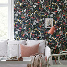 Load image into Gallery viewer, Schumacher Hoppmosse Wallpaper 1452 / Midnight