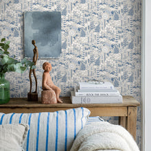 Load image into Gallery viewer, Schumacher Hoppmosse Wallpaper 1454 / Dove And Blue