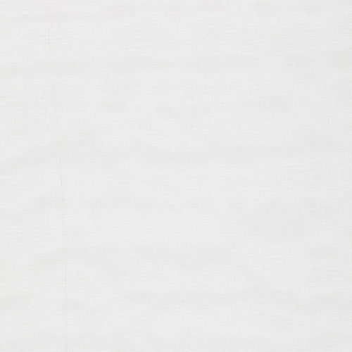 SCHUMACHER LINEN SHEER FABRIC 16750 / WHITE