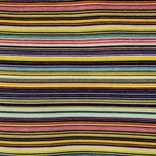 Load image into Gallery viewer, 3 Colors Velvet Stripe Upholstery Fabric Purple Blue Orange / FT14