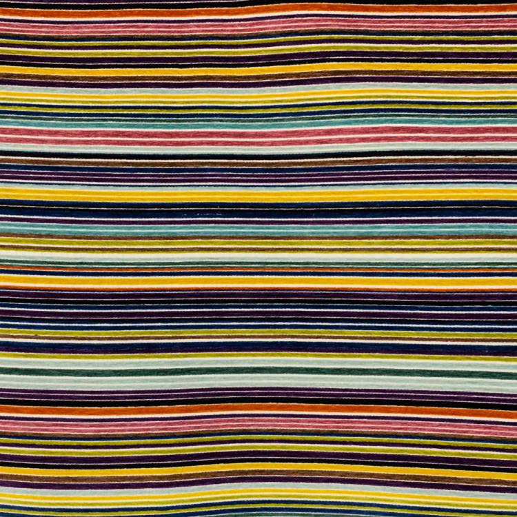 3 Colors Velvet Stripe Upholstery Fabric Purple Blue Orange / FT14