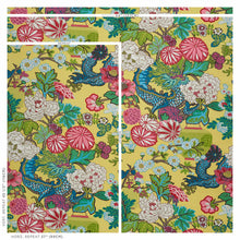 Load image into Gallery viewer, SCHUMACHER CHIANG MAI DRAGON FABRIC 173281 / YELLOW