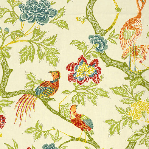 SCHUMACHER ARBRE CHINOIS FABRIC 174080 / MEADOW