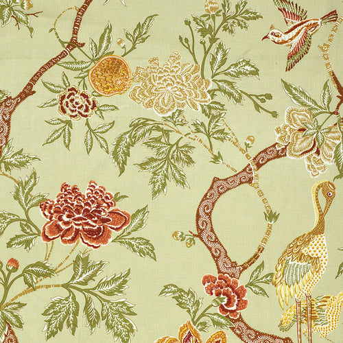 SCHUMACHER ARBRE CHINOIS FABRIC 174082 / SAGE