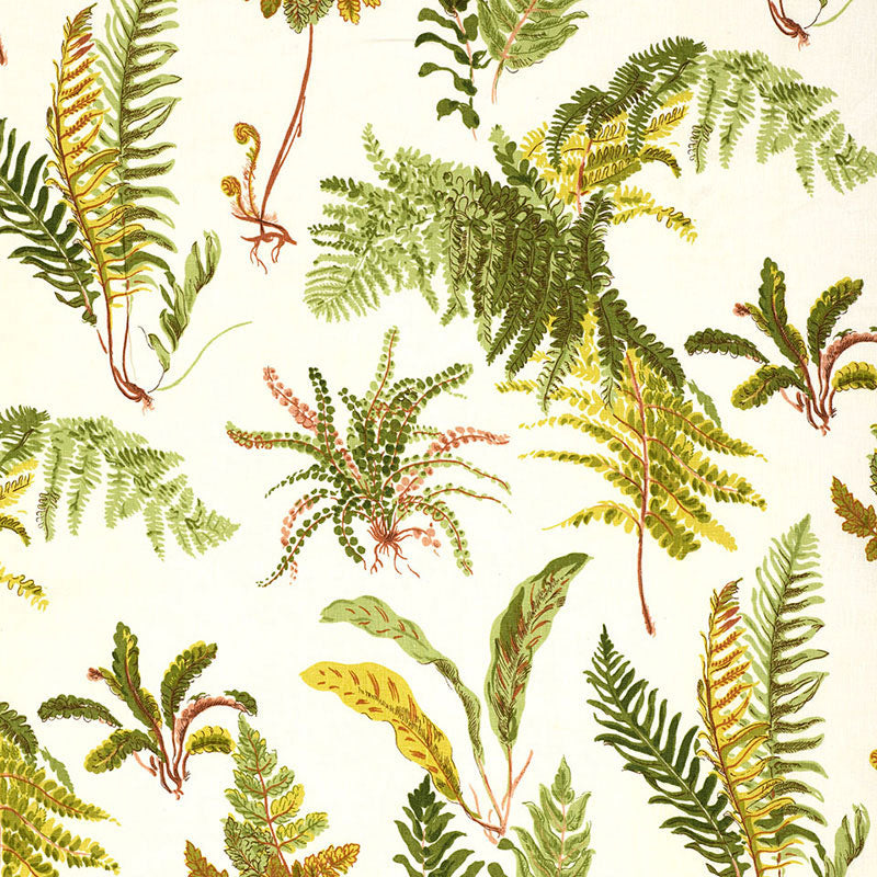 SCHUMACHER LES FOUGERES FABRIC / SPRING