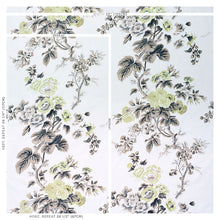 Load image into Gallery viewer, SCHUMACHER PYNE HOLLYHOCK FABRIC 174455 / GREEN TEE
