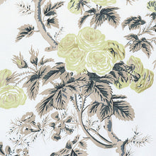 Load image into Gallery viewer, SCHUMACHER PYNE HOLLYHOCK FABRIC 174455 / GREEN TEE