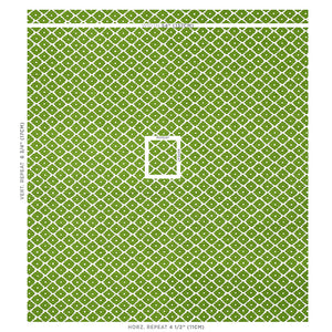 Schumacher Ziggurat Fabric 174488 / Green