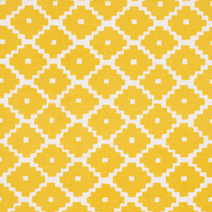 Schumacher Ziggurat Fabric 174489 / Yellow