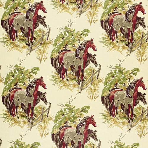 SCHUMACHER WEYBRIDGE FABRIC 175150 / PARCHMENT