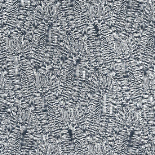 SCHUMACHER GRAND CASCADE FABRIC 175351 / INDIGO