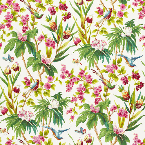 SCHUMACHER SEYCHELLES FABRIC 175701 / IVORY