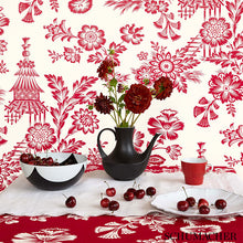 Load image into Gallery viewer, SCHUMACHER SONG GARDEN FABRIC 175750 / GREIGE