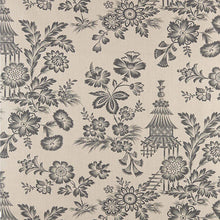 Load image into Gallery viewer, SCHUMACHER SONG GARDEN FABRIC 175750 / GREIGE