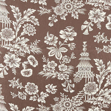 Load image into Gallery viewer, SCHUMACHER SONG GARDEN FABRIC 175753 / COCOA