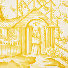 Load image into Gallery viewer, SCHUMACHER SHENGYOU TOILE FABRIC 175805 / YELLOW