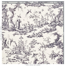 Load image into Gallery viewer, SCHUMACHER SHENGYOU TOILE FABRIC 175806 / BLACK