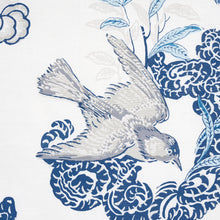 Load image into Gallery viewer, Schumacher Peacock Fabric 175915 / Porcelain