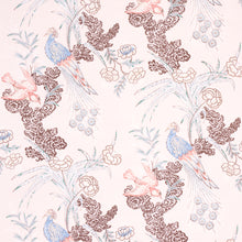Load image into Gallery viewer, Schumacher Peacock Fabric 175916 / Blush