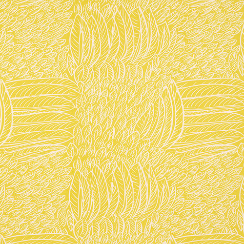 SCHUMACHER FEATHERFEST FABRIC 176231 / CITRON