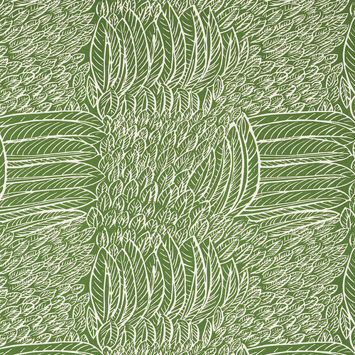 SCHUMACHER FEATHERFEST FABRIC 176232 / LEAF