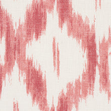 Load image into Gallery viewer, SCHUMACHER SANTA MONICA IKAT FABRIC / FADED RED