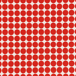 SCHUMACHER FUZZ II INDOOR OUTDOOR FABRIC / RED