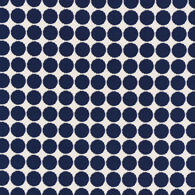 SCHUMACHER FUZZ II INDOOR OUTDOOR FABRIC / NAVY