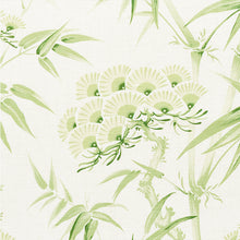 Load image into Gallery viewer, SCHUMACHER ARITA FLORAL FABRIC 177041 / LEAF